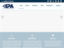 Tablet Screenshot of independencepublicadjusters.com